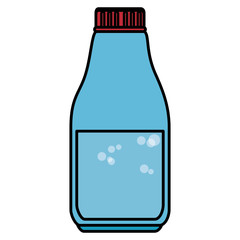cleaner bottle laundry product vector illustration design