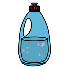 cleaner bottle laundry product vector illustration design