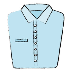 Folded shirt isolated icon vector illustration design