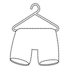 Clean laundry hanging icon vector illustration design