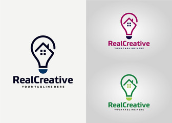 Real Creative Logo Template Design Vector, Emblem, Design Concept, Creative Symbol, Icon