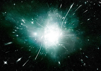 galaxy in a free space