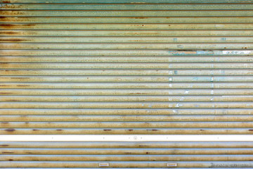 商店の古いシャッター