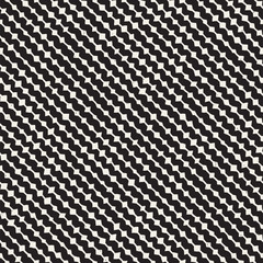 Hand drawn style ethnic seamless pattern. Abstract geometric shapes background in black and white.