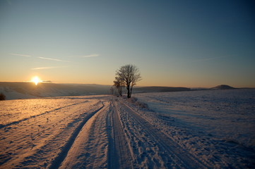 Winterruhe im Erzgebirge