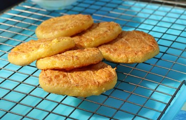 grilled sticky rice with egg