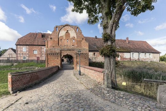 Die mittelalterliche Burg Stargard in Mecklenburg-Vorpommern, Ostdeutschland