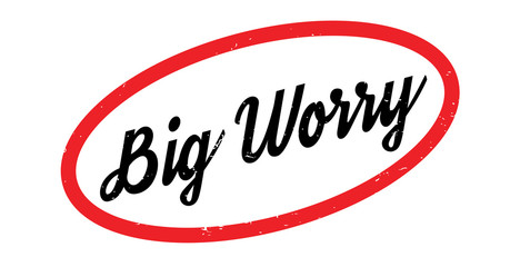 Big Worry rubber stamp. Grunge design with dust scratches. Effects can be easily removed for a clean, crisp look. Color is easily changed.