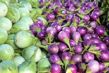 eggplant at the market