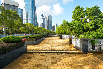 Shanghai skyline and cityscape at sunset
