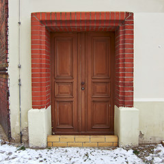 Berlin Germany, vintage house door
