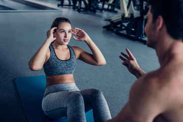 Couple in gym