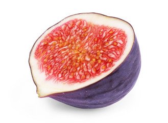 Fig isolated on white background.