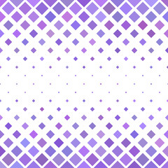 Abstract colored square pattern background - geometrical vector graphic from diagonal squares in purple tones