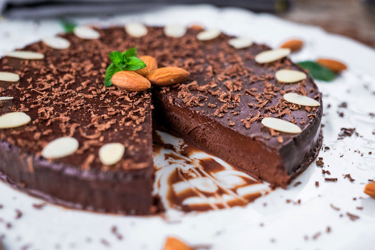Healty LCHF chocolate cake