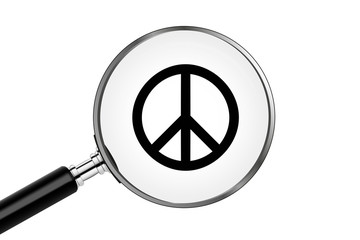 Lupe sucht/findet - Peace