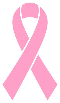 Pink Ribbon Breast Cancer Graphic