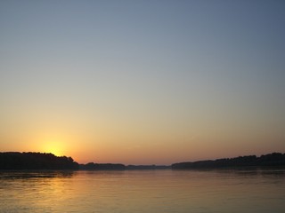 Auf der Donau mit dem Schlauchboot