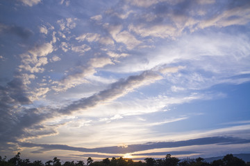 dramatic clouds and lighting
