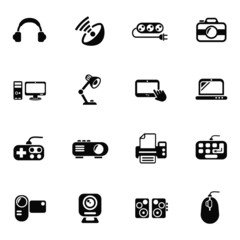 devices icon set