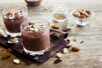 Chocolate Mousse with Almond