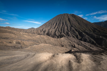 Mount Bromo volcano (Gunung Bromo) in Bromo Tengger Semeru National Park, East Java, Indonesia.