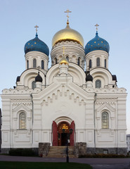 Nikolo Ugreshsky monastery. Transfiguration Cathedral.  The Orthodox Church.  Russia.