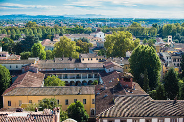 Panorama belvedere di Lucca, Italia veduta area