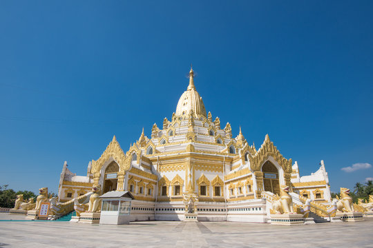 Swe Taw Myat, Buddha Tooth Relic Pagoda a famous and beautiful buddhist temple in yangon , myanmar