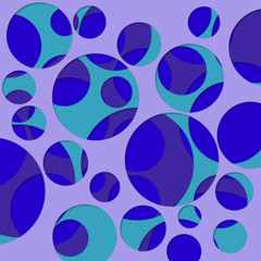 Bright abstract background with round holes, multi-layer, packaging design, cards, paper