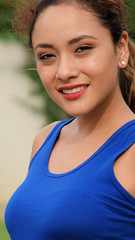 Fototapeta premium Hispanic Pretty Female