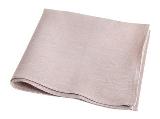 Kithen folded towel isolated.