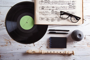 Back to school composition