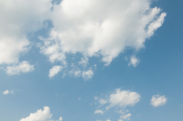Blue sky with cloud background