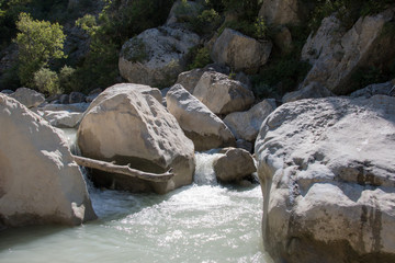 La Ronne River, Drôme, France