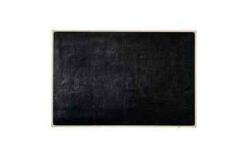 Fototapeta premium Blackboard (Chalkboard) isolated on white. Education background.