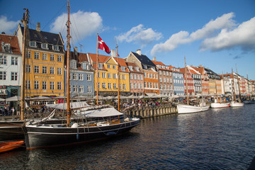 Naklejka premium Copenhagen, Nyhavn
