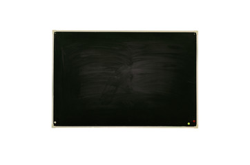 Blackboard (Chalkboard) isolated on white. Education background.