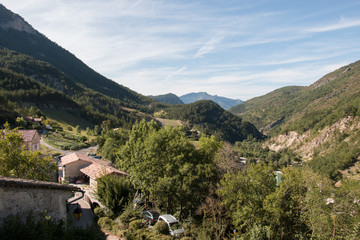Fototapeta premium French Village, Saint-Benoit-en-Diois, Drôme, France