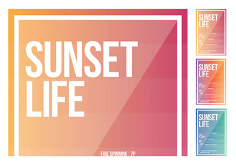 Sunset Poster