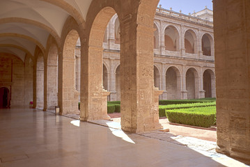 Courtyard of the building of the Valencian Library