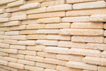 A stack of tiles background