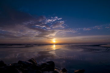 Sunset view at Pantai Malindo