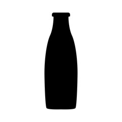 Bottle black icon .