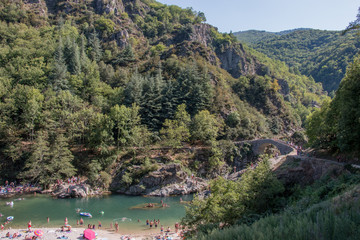 Travelling in France, Ardèche Landscape, France 