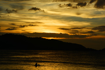 Fototapeta premium amazing sunset