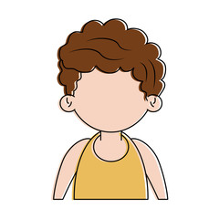 boy avatar icon image vector illustration design 