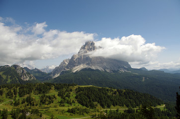 Fototapeta premium Górski krajobraz w Dolomitach we Włoszech
