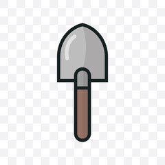 Trowel icon vector