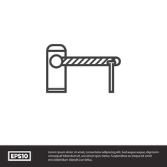 Caution tape vector icon